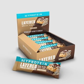 Layered Protein Bar Cookies & Cream