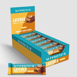Layered Protein Bar Peanut Butter